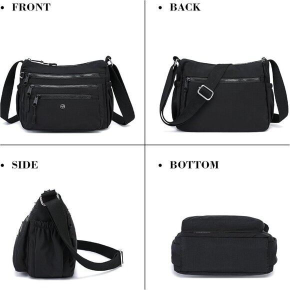 Multi-Pocket Lightweight Handbag - Stylish Crossbody Tote for Daily Adventures - Picture 5 of 8